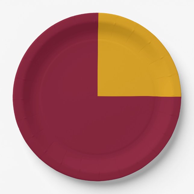 Quarter Block Benutzerdefinierte Party-Papierplatt Pappteller (Vorderseite)