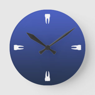 Quarter Hour Teeth Runde Wanduhr