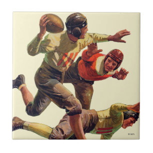 Quarterback-Durchlauf Fliese