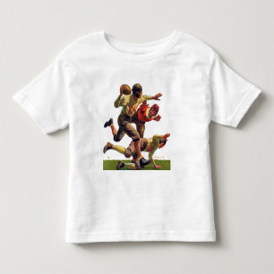 Quarterback-Durchlauf Kleinkind T-shirt