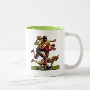 Quarterback-Durchlauf Zweifarbige Tasse