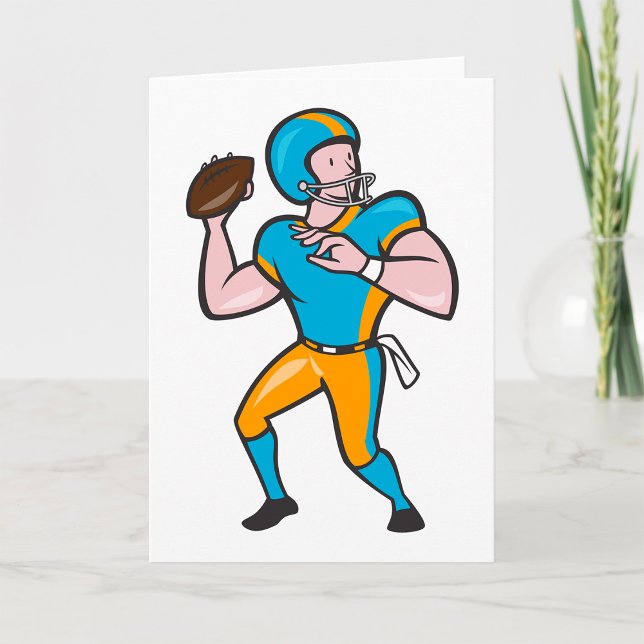 Quarterback Grußkarten Karte (Von Creator hochgeladen)