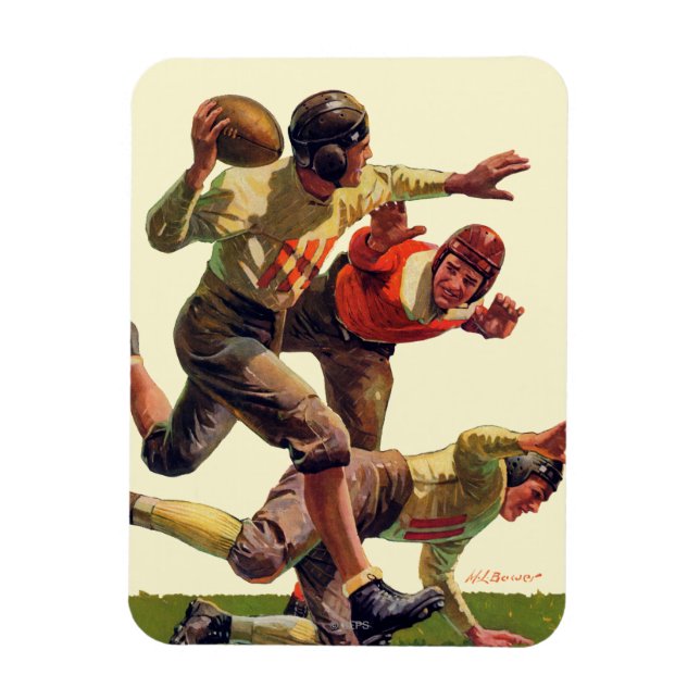 Quarterback-Pass Magnet (Vertikal)