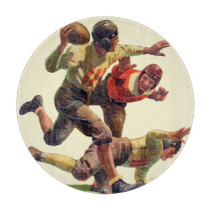 Quarterback-Pass Schneidebrett