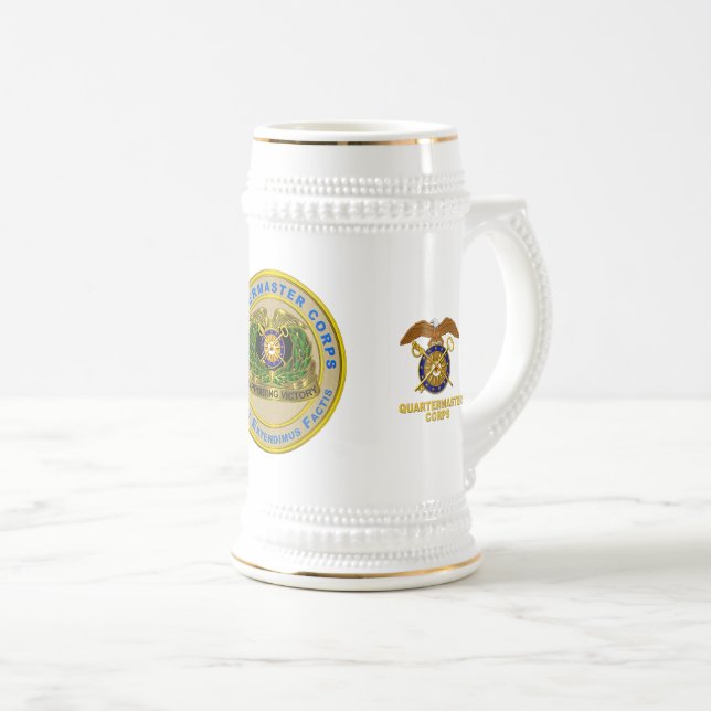 Quartermaster-Korps Bierglas (VorderseiteRechts)