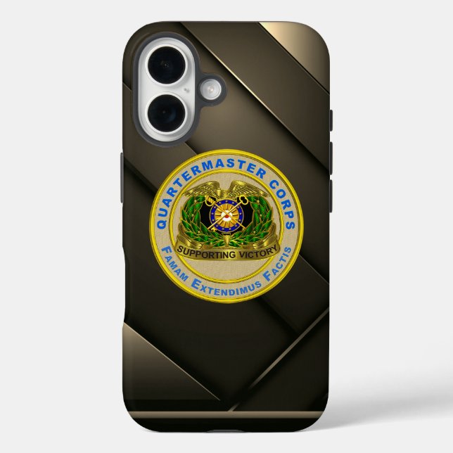 Quartermaster-Korps iPhone 16 Hülle (Rückseite)