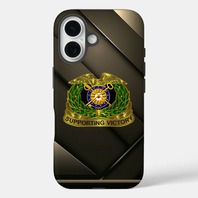 Quartermaster-Korps iPhone 16 Hülle (Rückseite)