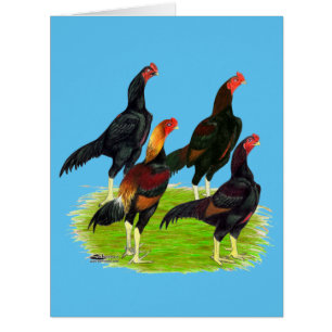 Quartet de jeu oriental Fowl