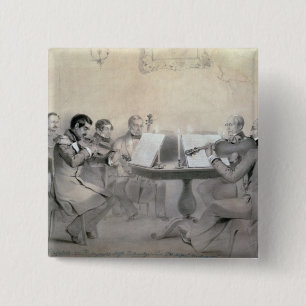 Quartett der Komponist-Zählung A.F. Lvov, 1840 Button