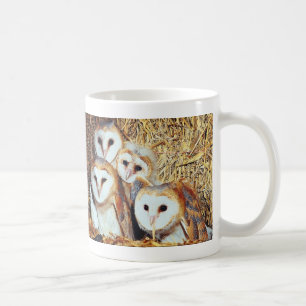 Quartett der Schleiereulen Kaffeetasse