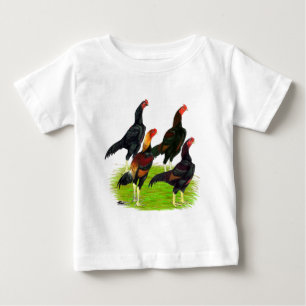 Quartett "Oriental Game Fowl" Baby T-shirt