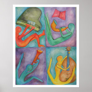 Quartett-Plakat Poster