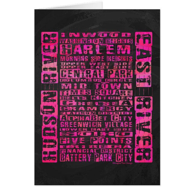 Quartiers NYC Hot Rose (Devant)