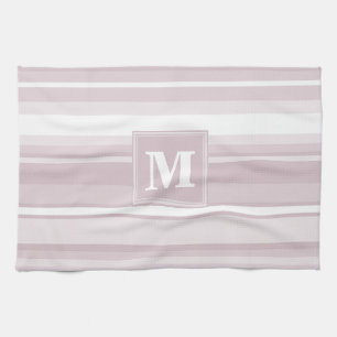 Quarzstreifen der Monogramm-Rose Handtuch