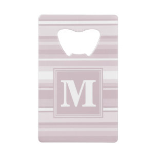 Quarzstreifen der Monogramm-Rose Kreditkartenflaschenöffner