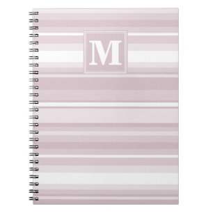 Quarzstreifen der Monogramm-Rose Notizblock