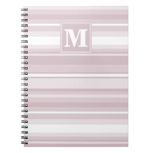 Quarzstreifen der Monogramm-Rose Notizblock (Vorderseite)