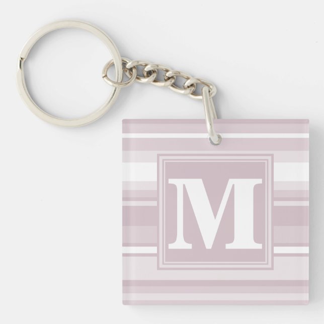 Quarzstreifen der Monogramm-Rose Schlüsselanhänger (Vorderseite)