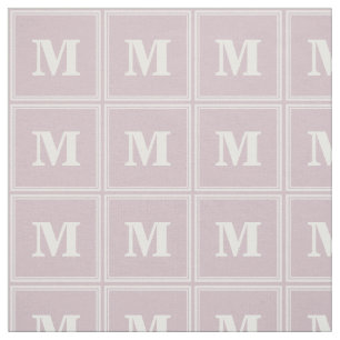 Quarzstreifen der Monogramm-Rose Stoff