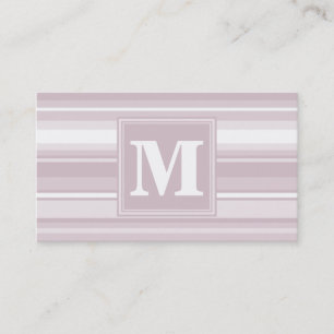 Quarzstreifen der Monogramm-Rose Visitenkarte