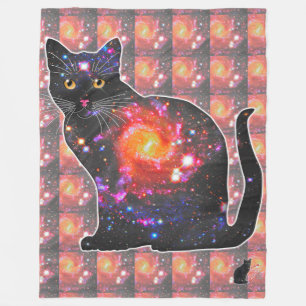 Quasar-Platz im Katzenfleece-Decken Fleecedecke