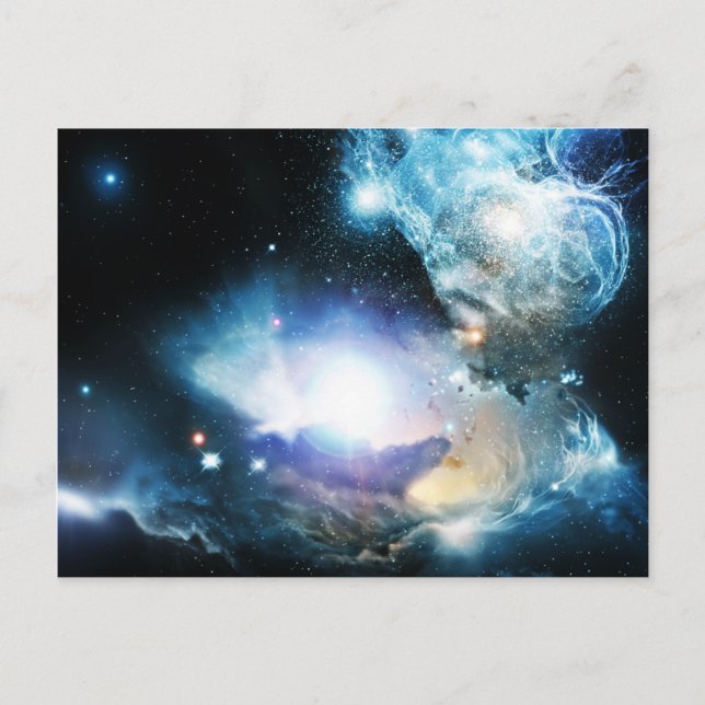 Quasar Postkarte (Vorderseite)