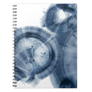 Quasare - Inky blaue Kreise Notizblock