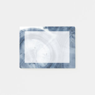 Quasare - Inky Blue Circles Post-it Klebezettel