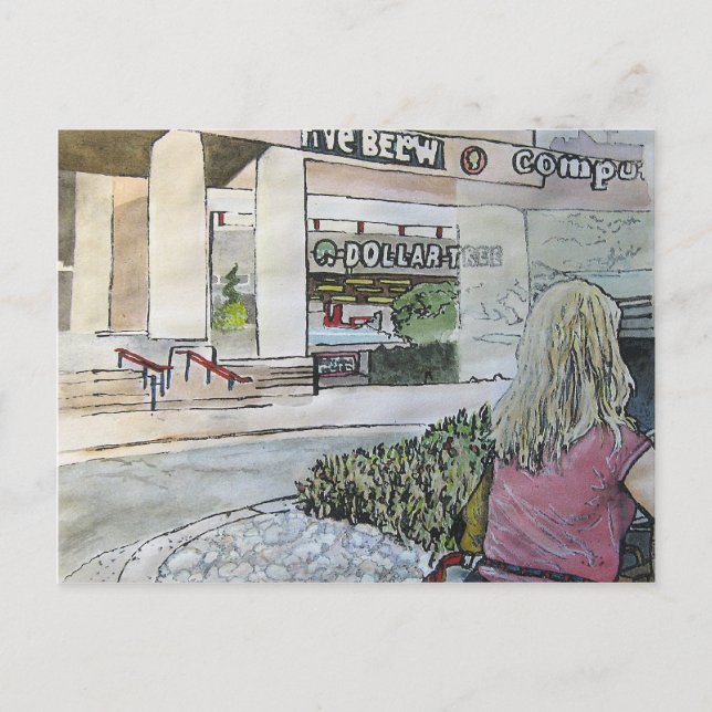 Quasi-Oriental Rock Garden Postkarte (Vorderseite)