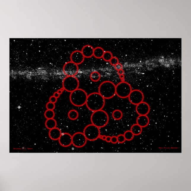Quasi-Stellar-Strahlung Poster (Vorne)