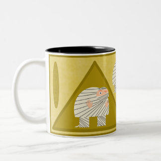 Quasimodo als Mama-Tasse Zweifarbige Tasse