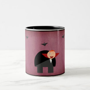 Quasimodo als Vampir Zweifarbige Tasse