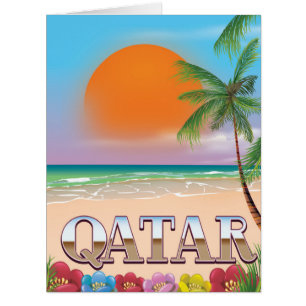 Quatar-Reiseplakat