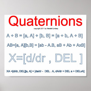Quaternion Mathematics Poster