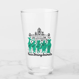 Quatre Chaînes Animaux Bande Pint Verre