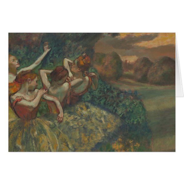 Quatre danseurs d'Edgar Degas, Ballet Fine Art (Devant horizontal)