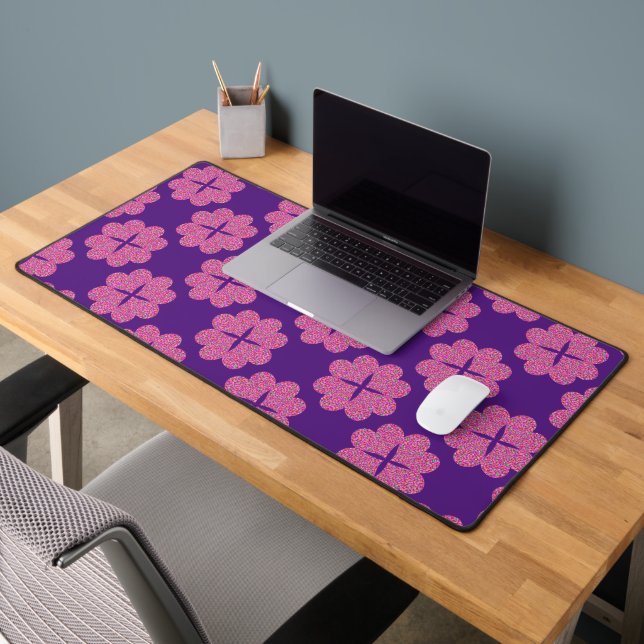 Quatre fleurs colorées coeur (Bureau 2)