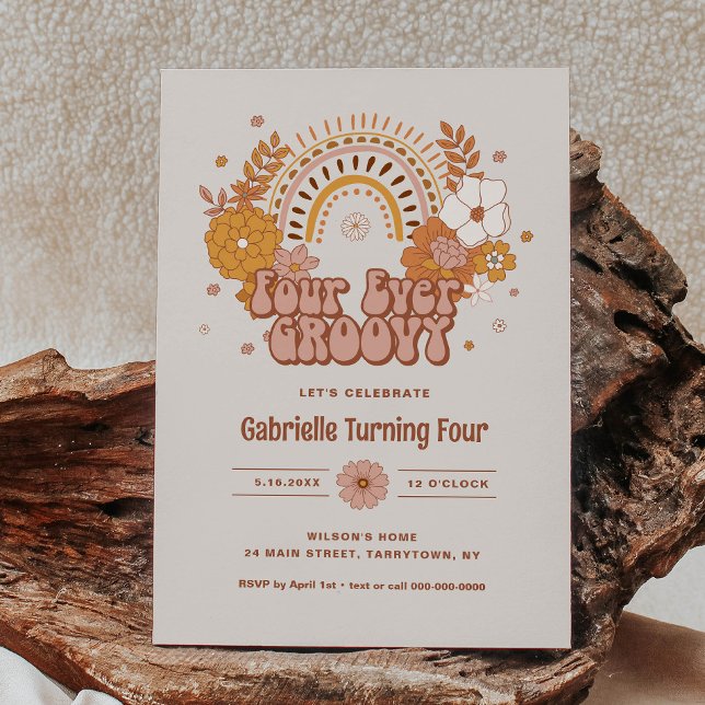 Quatre Invitation Super pour l'anniversaire (Créateur téléchargé)