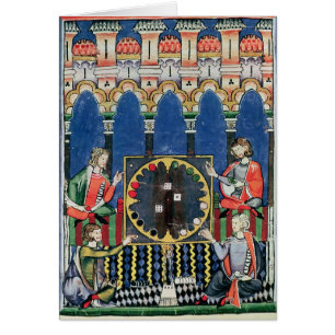 Quatre joueurs arabes de backgammon