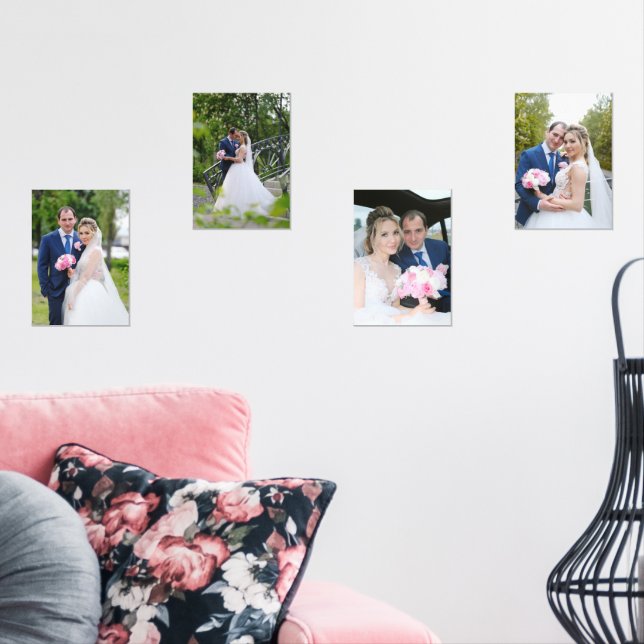 Quatre Mariage de automne extérieur 5x7 photo (Salon)