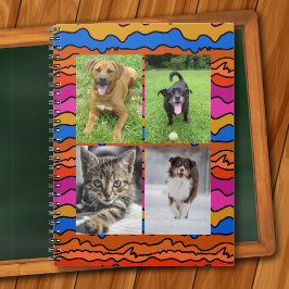 Quatre modèles de photo pour cahier - École d'art 