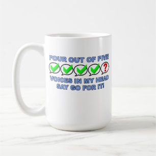 Quatre Sur Cinq Voix Drôle Mug