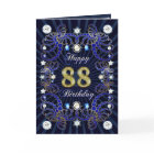 quatre-vingt-dix-huitième carte d'anniversaire