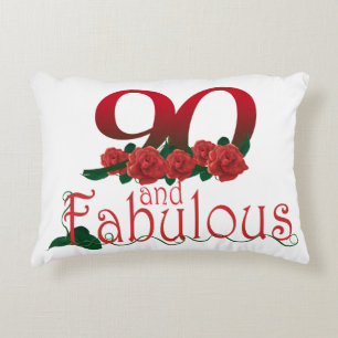 quatre-vingt-dixième coussin 16" d'accent