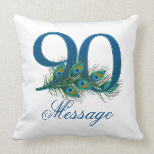 Quatre-vingt-dixième coussin d'anniversaire des