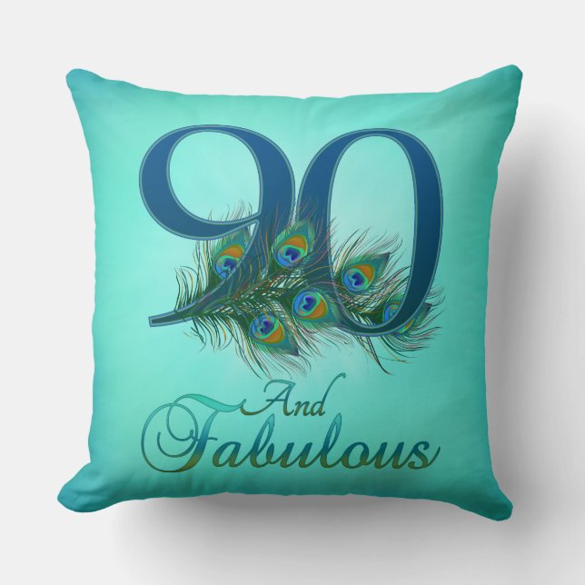quatre-vingt-dixième Coussins d'anniversaire (Recto)