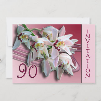 quatre-vingt-dixième Invitation de fête