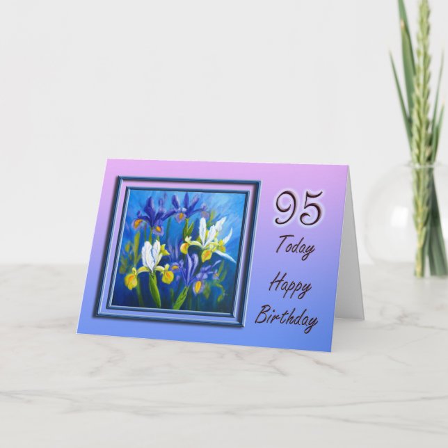 Quatre-vingt-quinzième carte de voeux heureuse (Devant)
