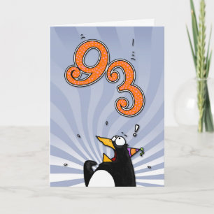 quatre-vingt-treizième anniversaire - carte de