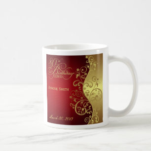 Quatre-vingtième tasse de cadeau d'anniversaire d